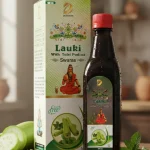 Devrishi Lauki with Tulsi Pudina Swaras  | Sugar-Free Ayurvedic Juice for Detox, Digestion & Metabolism - 500 ml